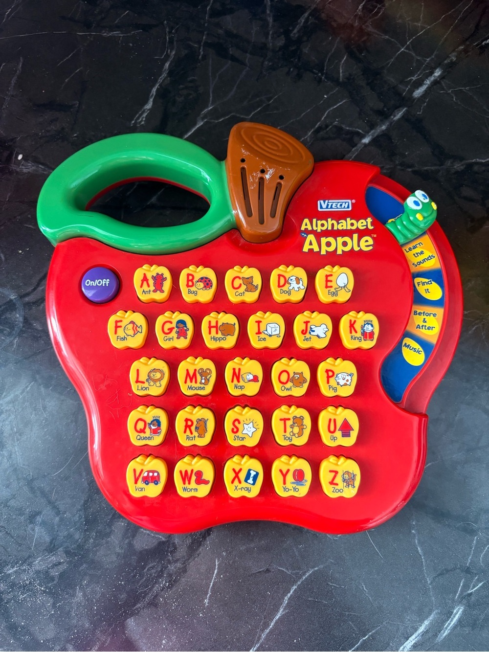 VTech Alphabet Apple Learning Toy - Red & Green